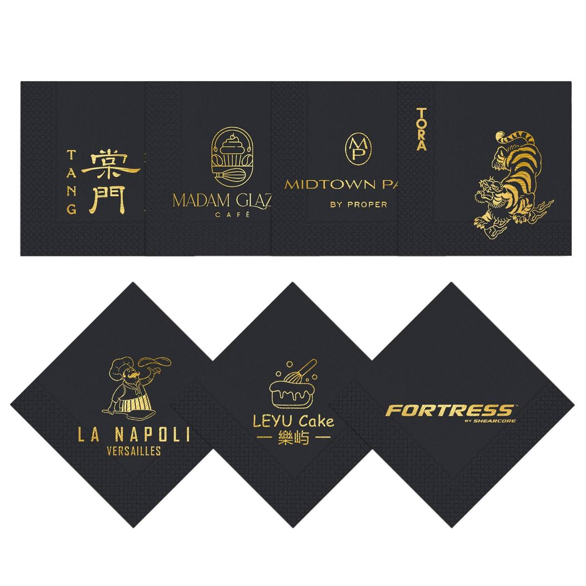 Custom Printed Napkins — Logo & Artwork