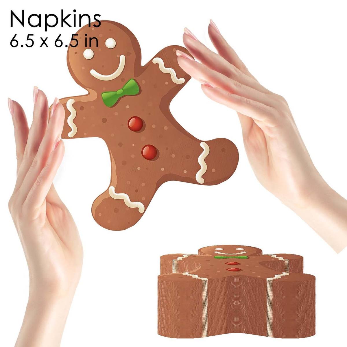 Gingerbread Man Napkins