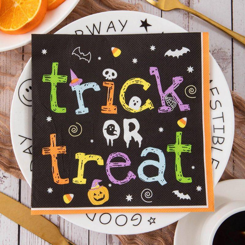 Halloween Trick Or Treat Napkins