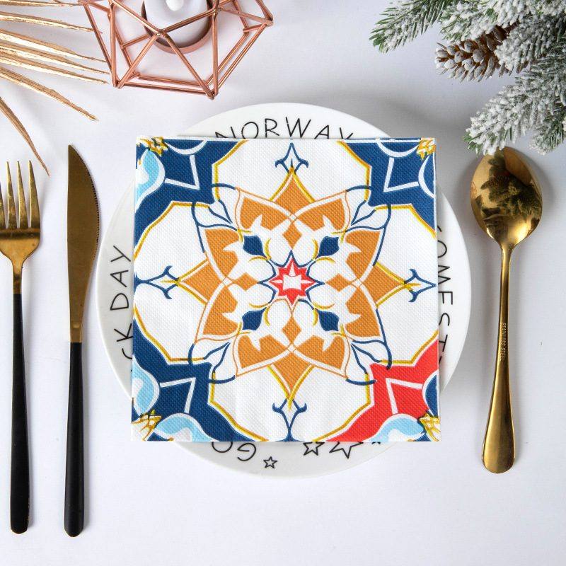 Moroccan Tile Pattern Napkins